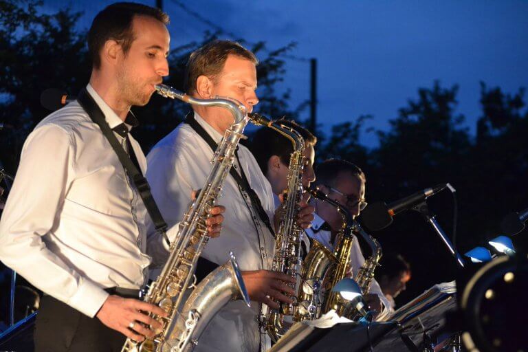 Saxophonistes de l'orchestre Quorum n'Co